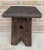 Early 20th Century French Dark Oak Stool, 1910s For Sale - Image 6 of 8