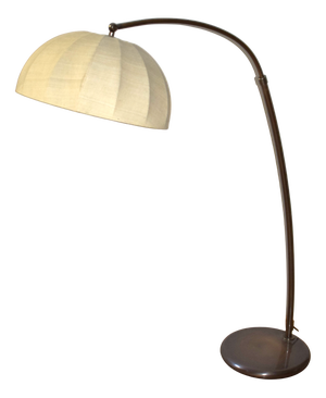 Large Height-Adjustable Arc Lamp from J.T. Kalmar, 1940s