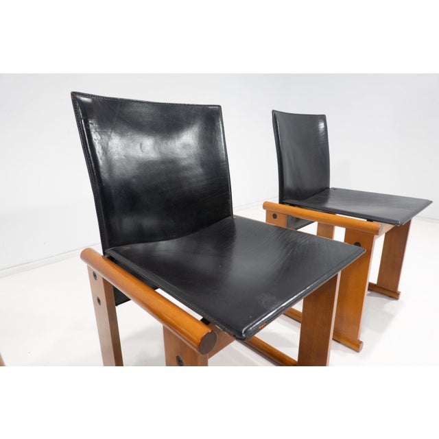 Chairs attributed to Afra & Tobia Scarpa, Italy, 1960s, Set of 4 For Sale - Image 9 of 17