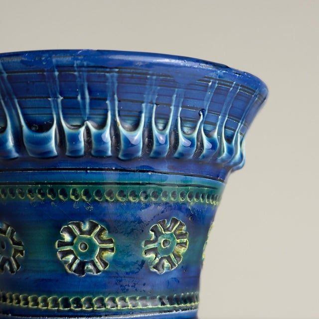 Vintage Ceramic Vase by Aldo Londi for Bitossi, 1970s For Sale - Image 13 of 15