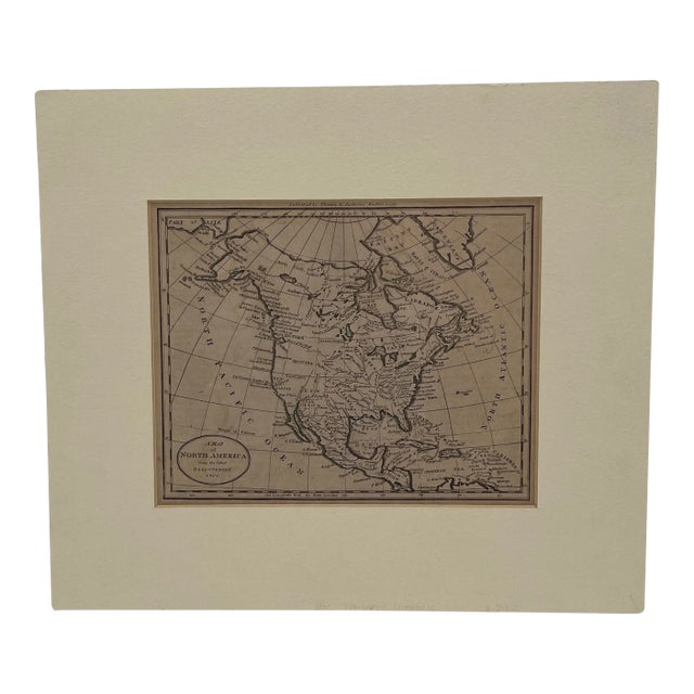 1800 Boston Rare Map of North America From the Latest Discoveries For Sale