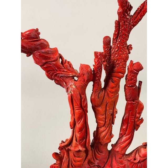 Large Coral Sculpture, China, Early 20th Century For Sale - Image 6 of 12