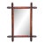 Early 20th Century French Faux Bamboo Wall Mirror For Sale