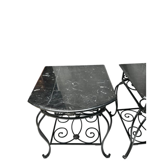 These gorgeous Bombay side tables will give your patio a touch of old-world opulence! The scrolling S of the legs is...