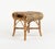 Mid-Century Modern Mid-Century Rattan and Bamboo Stool, 1960s For Sale - Image 3 of 17