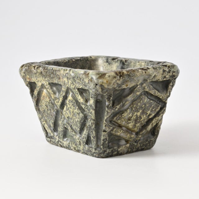 Brutalist Studio Pottery Bowl by André Guiron, 1960s For Sale - Image 6 of 11