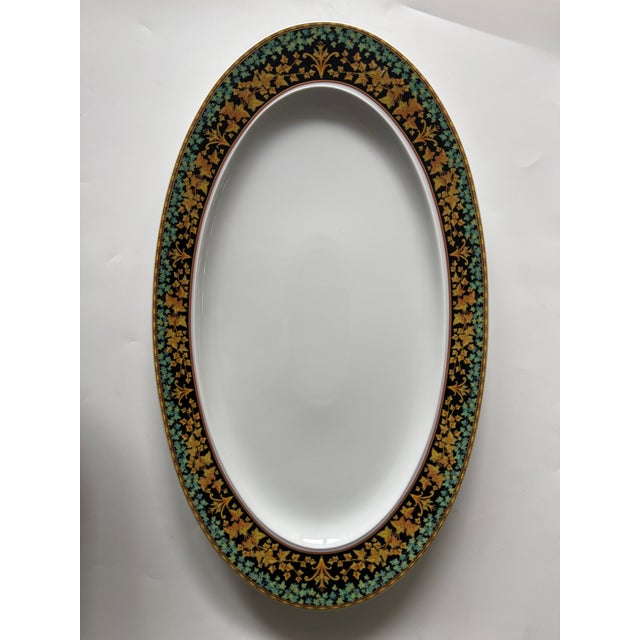 1990s Gold Ivy Fish Plate by Versace for Rosenthal, 1990s For Sale - Image 5 of 5