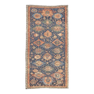 Antique Caucasian Sumak Rug 4'3'' x 8'3'' For Sale