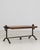 Brutalist Brutalist Coffee Table with Wrought Iron Base, Antique, France, Circa 1970 For Sale - Image 3 of 11
