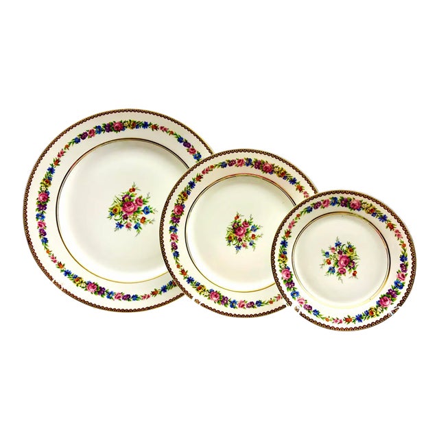 French Limoges Raynaud Plates - Set of 3 For Sale