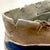 1970's Brutalist Art Pottery Striped Slab Oval Vase For Sale - Image 4 of 9