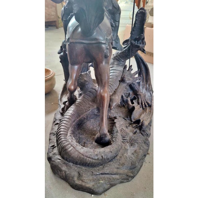 Metal Bernt Notke, Saint George, Bronze For Sale - Image 7 of 16