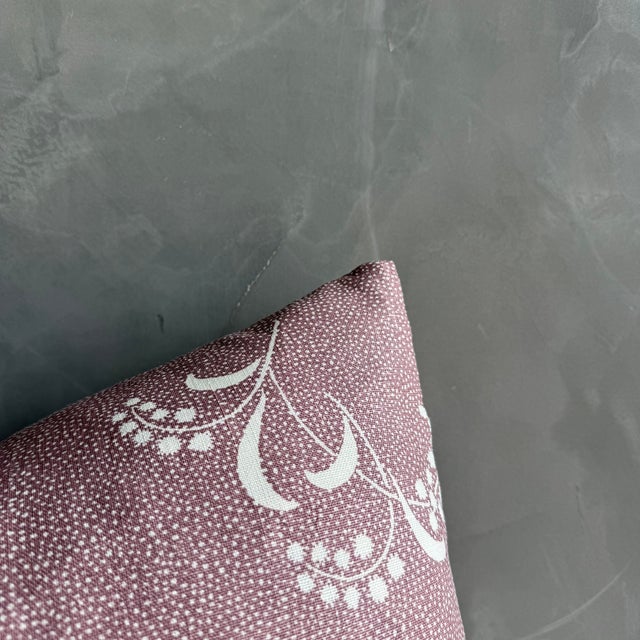 Not Yet Made - Made To Order Carolina Irving Linen Mimosa Viola Lumbar Pillow 15" 24" With Down Insert For Sale - Image 5 of 6