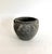 Chinoiserie Rustic Black Gray Pottery Vase For Sale - Image 3 of 10