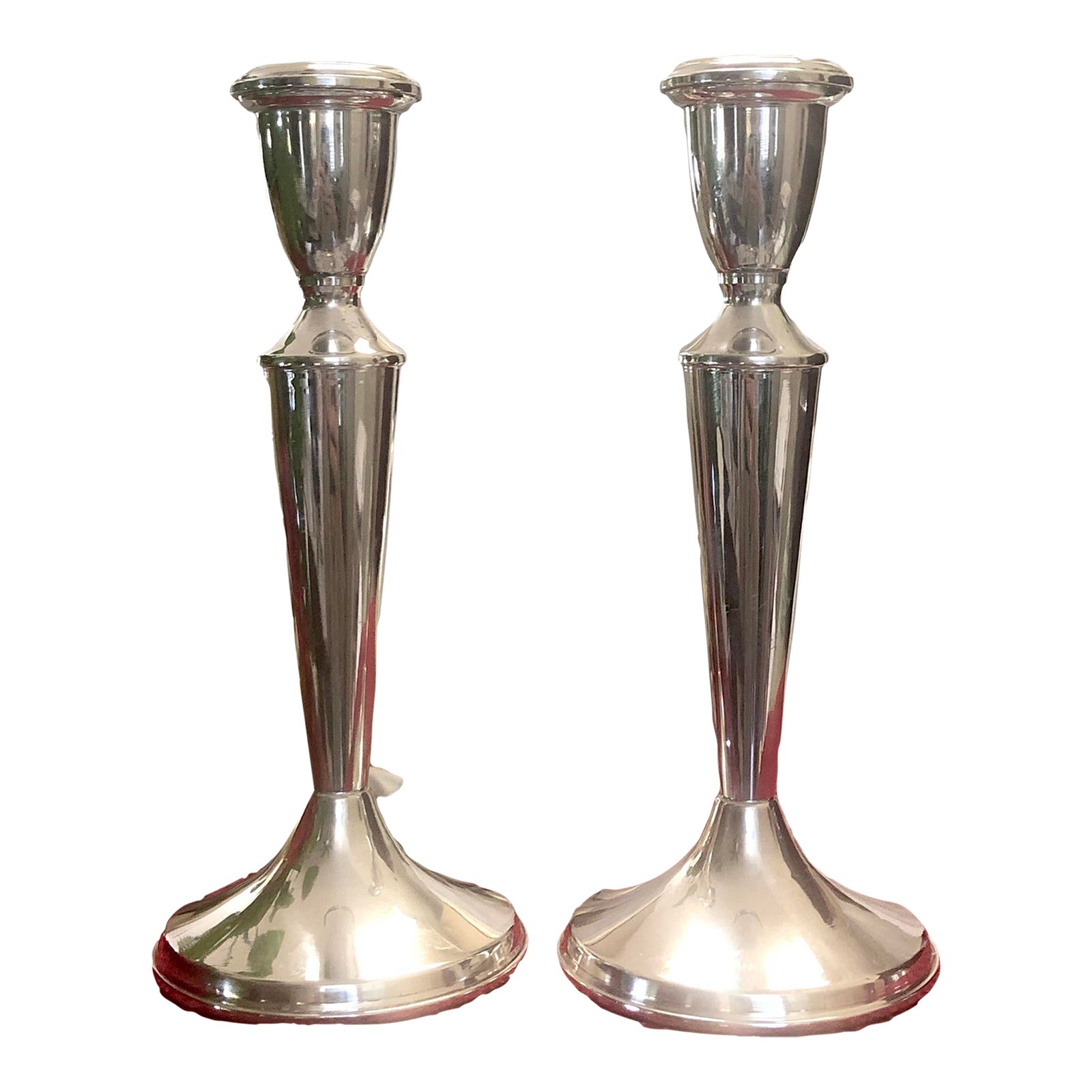 Vintage Sterling Silver Reed and Barton Candle Holders a Pair Chairish