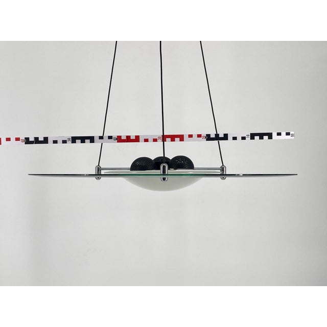 Hanging Lamp by Fabio Di Bartolomei for Bieffeplast, Italy, 1980s For Sale - Image 10 of 11