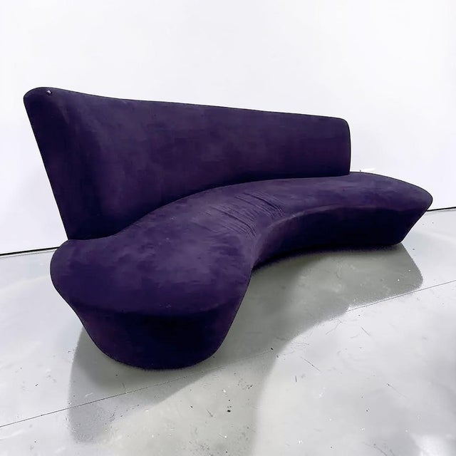 Postmodern Postmodern Kidney Sofa by Directional For Sale - Image 3 of 8
