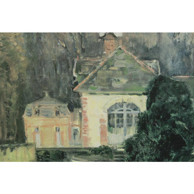 Age: C.2003 Details: ‘Chateau De Breau’ High Quality Construction Large Impressive Painting Artist Unknown Traditional...