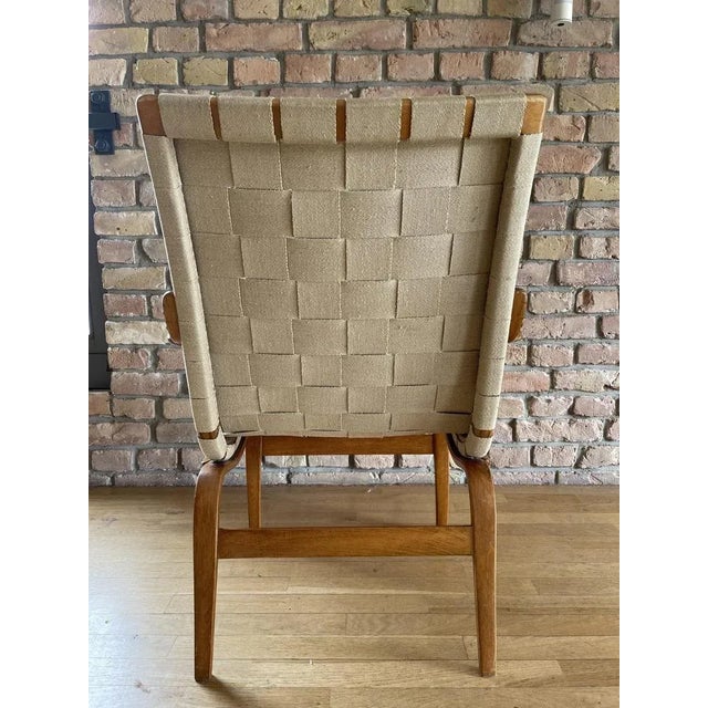 Bruno Mathsson Vintage Chair by Bruno Mathsson for Karl Mathsson, 1950 For Sale - Image 4 of 6