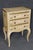1950's Pair of Italian Venetian Style Creme Paint Decorated and Gilt Nightstands For Sale - Image 13 of 13