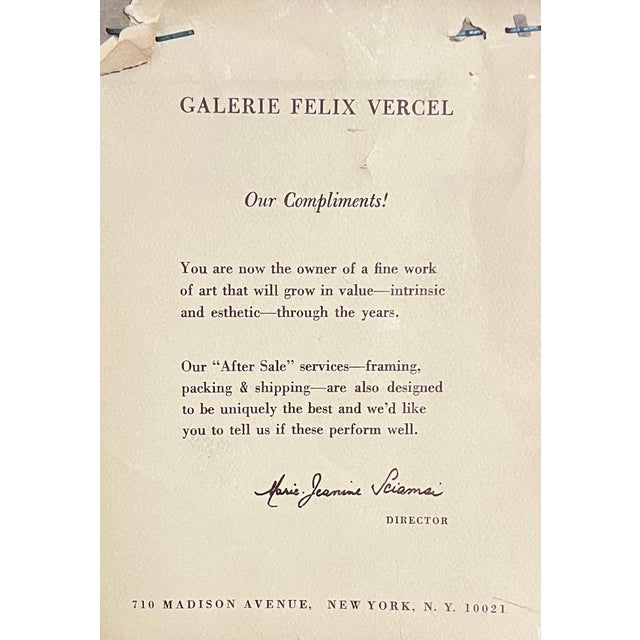 French Michel Loeb, French Naive, Fauvist Oil on Panel Painting "Le Petit Clocher" Michel Loeb, c. 20th century For Sale - Image 3 of 14