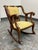 Traditional Empire Style Wood Rocking Armchair, Vintage For Sale - Image 3 of 12