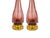Mid-Century Modern Italian Venetian Glass Ice Purple / Gold Fleck Table Lamps For Sale - Image 4 of 11