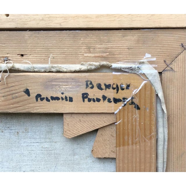 Jean-Louis Berger, Premier printemps, Oil on Canvas, Framed For Sale - Image 9 of 10