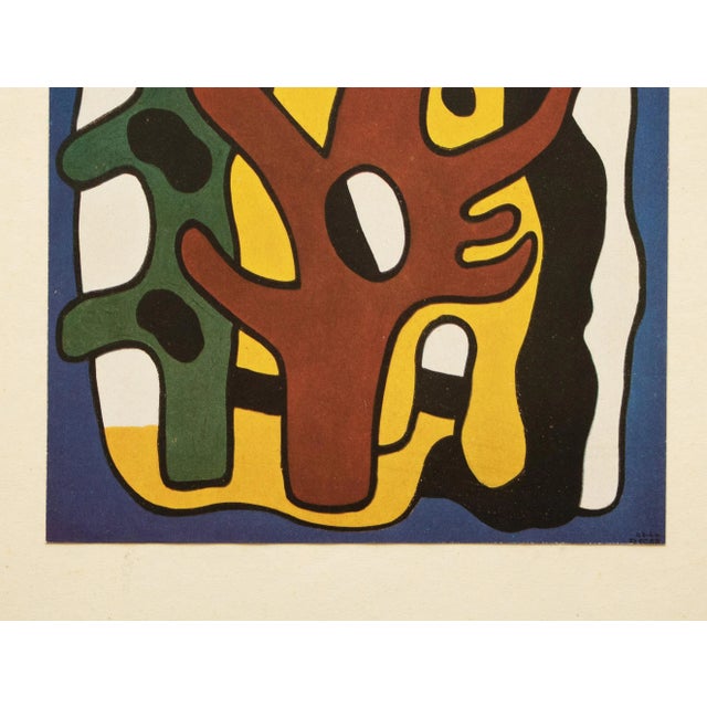 1948 After Fernand Léger "Composition", First Edition Period Pop Art Offset Lithograph For Sale In Dallas - Image 6 of 9