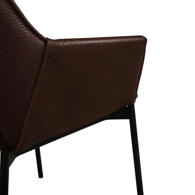 Freifrau Grace Chairs in Leather, Set of 6 For Sale - Image 9 of 17