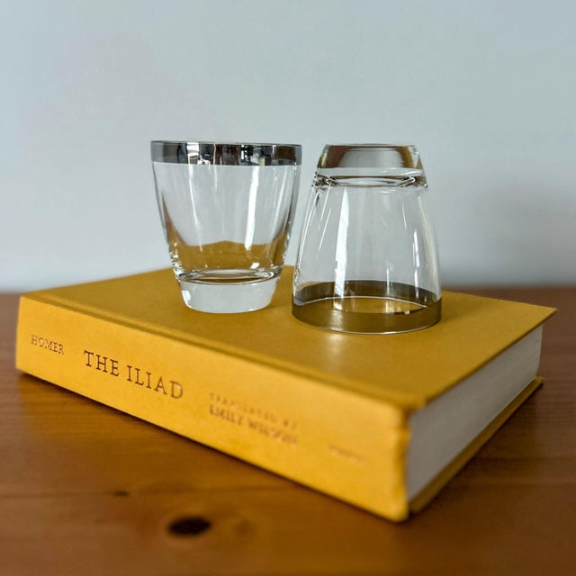 Dorothy Thorpe Midcentury Modern Lowball Cocktail Glasses After Dorothy Thorpe For Sale - Image 4 of 8