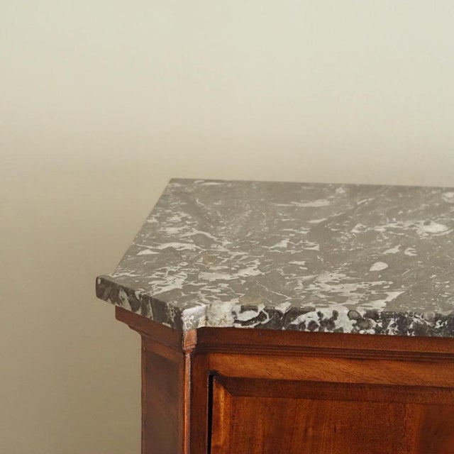 French Secretaire in Mahogany and Marble For Sale - Image 3 of 18