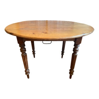 Antique French Drop-Leaf Table, 1890s For Sale