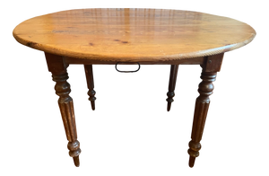 Antique French Drop-Leaf Table, 1890s