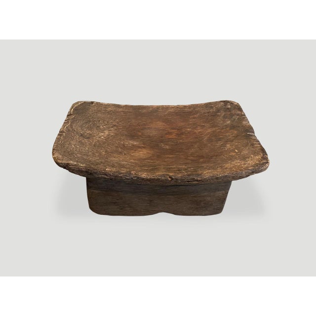 Early 20th Century Antique Wood African Stool For Sale - Image 5 of 6