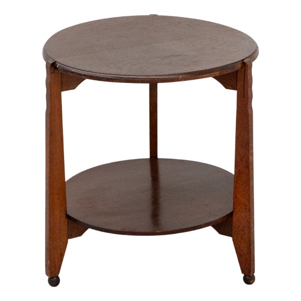 Amsterdam School Side Table, 1920s For Sale