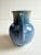 Roseville Pottery Vintage Roseville Pottery Tourmaline Double Handled Vase Blue & Green Glaze 6” For Sale - Image 4 of 9