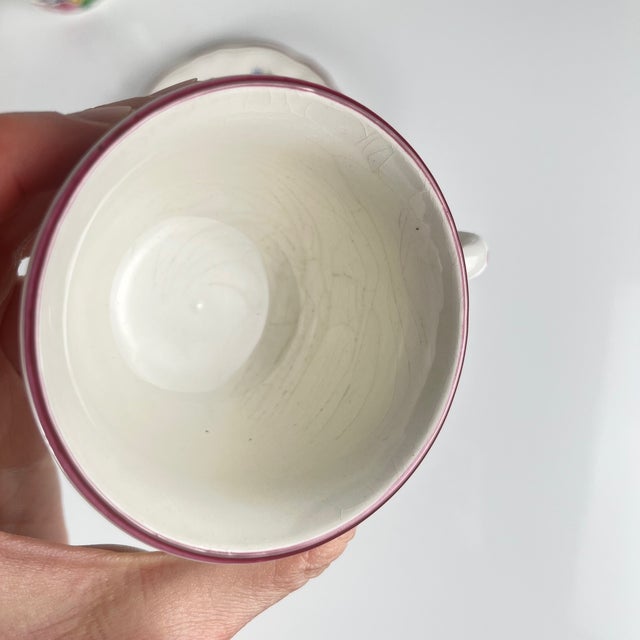 Coffee Cups with Saucers from KG Lunéville, 1950s, Set of 4 For Sale - Image 4 of 12