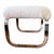 Metal MCM Cantilever Chrome Ottoman Stool by Milo Baughman for Dia For Sale - Image 7 of 12