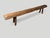 2010s Andrianna Shamaris Teak Wood Log Bench For Sale - Image 5 of 6