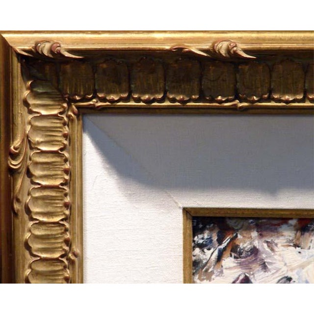 Impressionist Royo Primavera Flower Spain Gallery Framed Art Serigraph S Board For Sale - Image 3 of 4