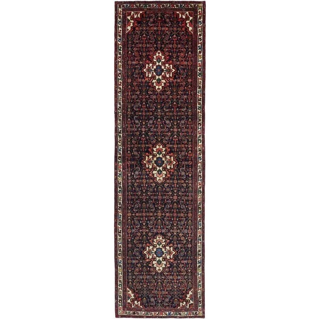 Hamadan rug | Knot density: approx. 200.000 knots/m² | Material: 100% virgin wool (pile), 100% cotton (warp) | Size: 111 x...