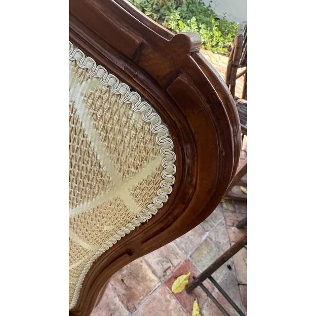 Late 20th Century Louis XV-Style Dining Chairs by La Maison Élégante Pour Les Meubles Français- Set of 6 For Sale - Image 10 of 17