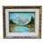 Antique Traditional Mountains and Lake Landscape Oil Painting For Sale