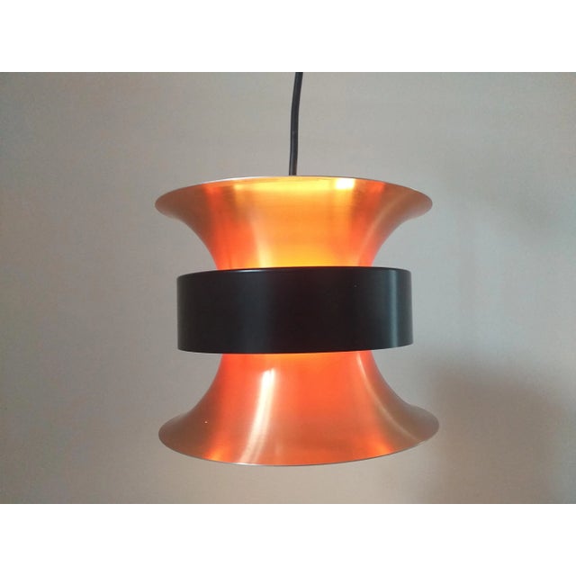 Metal Mid-Century Pendant Lamp by Carl Thore / Sigurd Lindkvist, 1970s For Sale - Image 7 of 12