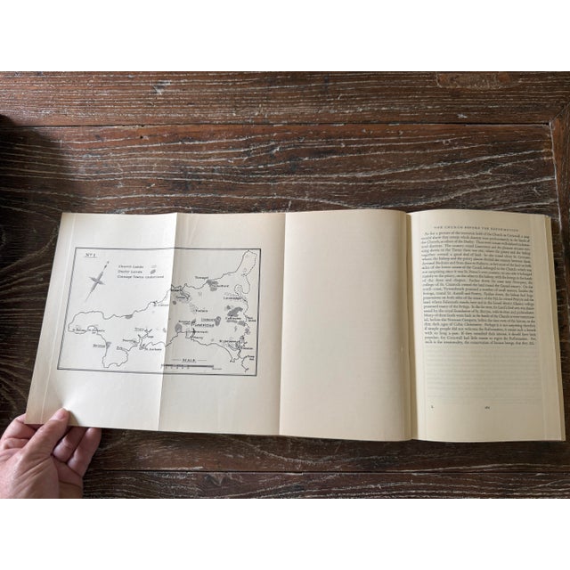 Tudor Cornwall Book 1957 Bedford Historical Series XIV English History Hardcover With Fold-Out Map For Sale - Image 10 of 12