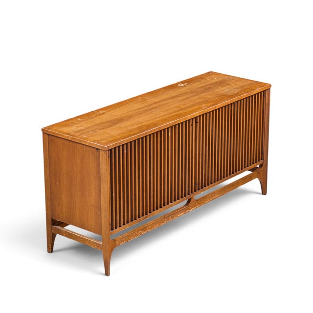 Broyhill Brasilia Mid Century Walnut Room Divider For Sale - Image 15 of 17