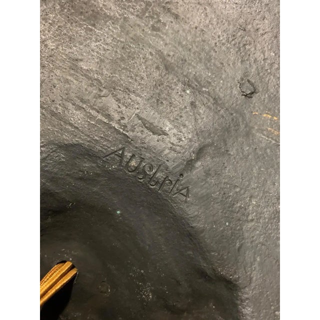 Austrian Cold Painted Bronze Orientalist Lamp Attributed to Bergman For Sale - Image 11 of 12