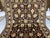 Black Black and Gold Afghan Sultani Wool Rug, Natural Dye Persian Floral Design, 6′7″ × 9′8″ For Sale - Image 8 of 15