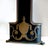 1930s Pair of Neo Classical Style Iron, Ebonized Andirons with Urn Form Motif For Sale - Image 4 of 4
